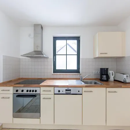 Spacious Semi Detached House With Wood Stove Located Directly On The Rennsteig Holiday home *