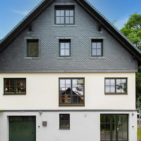 Spacious Semi Detached House With Wood Stove Located Directly On The Rennsteig Holiday home