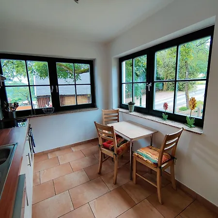 Holiday home Spacious Semi Detached House With Wood Stove Located Directly On The Rennsteig Eisfeld