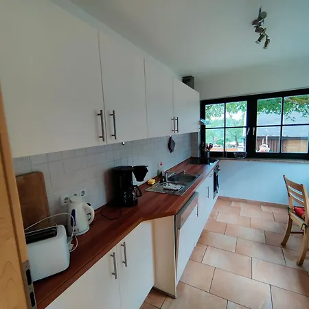 Spacious Semi Detached House With Wood Stove Located Directly On The Rennsteig Holiday home *