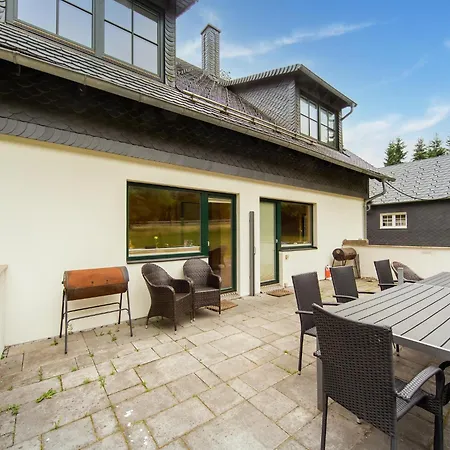 Spacious Semi Detached House With Wood Stove Located Directly On The Rennsteig Holiday home Eisfeld