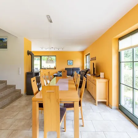 Spacious Semi Detached House With Wood Stove Located Directly On The Rennsteig Holiday home Eisfeld