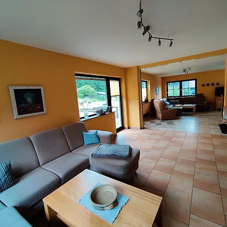 Spacious Semi Detached House With Wood Stove Located Directly On The Rennsteig