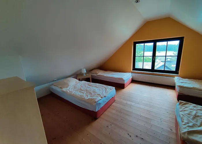 Vakantiehuis Spacious Semi-detached House With Wood Stove Located Directly On The Rennsteig *